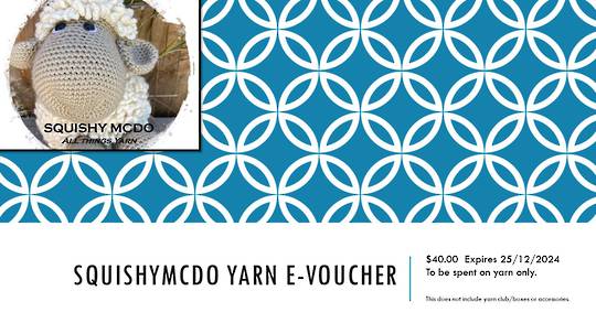 SquishyMcDo Yarn Voucher $40